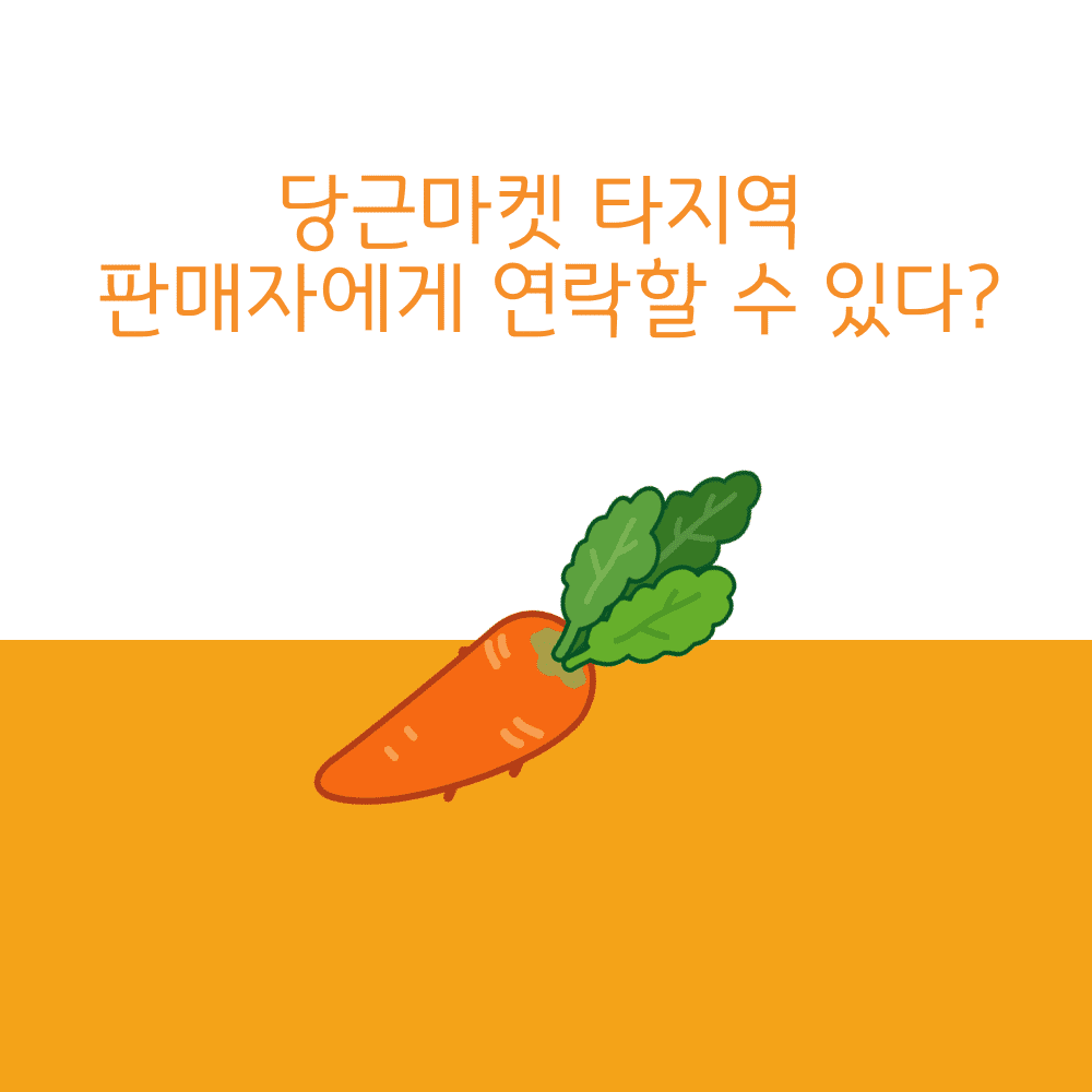 당근마켓 타지역